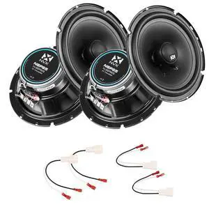 Complete Speaker Upgrade Kit for Toyota Celica 1994-1999 | Two Pair of 6.5" 2-Way Coaxial Car Speaker Replacement Package with wiring harnesses for easy installation Complete Speaker Upgrade Kit for Toyota Celica 1994-1999 | Two Pair of 6.5" 2-Way Coaxial Car Speaker Replacement Package with wiring harnesses for easy installation