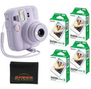 Instax Mini 13 Instant Film Camera (Dreamy Purple) with 40 Sheets Instax Mini Instant Film Instax Mini 13 Instant Film Camera (Dreamy Purple) with 40 Sheets Instax Mini Instant Film