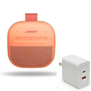 SoundLink Micro Portable Bluetooth Speaker (2nd Gen) Bundle with Fast Charger, Wireless Outdoor Speaker, Up to 12 Hours Battery Life, Waterproof and Dustproof, (Sunset Peach) SoundLink Micro Portable Bluetooth Speaker (2nd Gen) Bundle with Fast Charger, Wireless Outdoor Speaker, Up to 12 Hours Battery Life, Waterproof and Dustproof, (Sunset Peach)