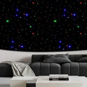 LED Stage Backdrop w/Remote Control 9.8 * 19.7FT LED Star Light Curtain Backdrops Galaxy Starry Background Props Photography Night Sky Stars Cloth for Wedding Birthday Party Curtain Stage Drape Club LED Stage Backdrop w/Remote Control 9.8 * 19.7FT LED Star Light Curtain Backdrops Galaxy Starry Background Props Photography Night Sky Stars Cloth for Wedding Birthday Party Curtain Stage Drape Club