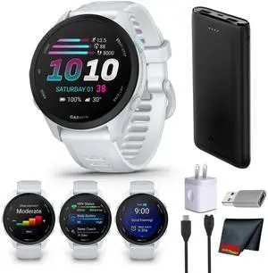 Forerunner 70 GPS Running Smartwatch (Whitestone) Kit | 1.2" AMOLED Display Coach, 80+ Sports Apps Multi-GNSS + P-Bank + USB Wall Charger + Micro Fiber Cloth (5pc Bundle) Forerunner 70 GPS Running Smartwatch (Whitestone) Kit | 1.2" AMOLED Display Coach, 80+ Sports Apps Multi-GNSS + P-Bank + USB Wall Charger + Micro Fiber Cloth (5pc Bundle)