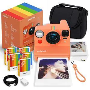 Now+ Generation3 iType Instant Camera in Coral + 40 Film Bundle | Unlock Creative Modes with Bluetooth App Control, i-Type & 600 Film Compatible, Ideal for Travel & Instant Photography Now+ Generation3 iType Instant Camera in Coral + 40 Film Bundle | Unlock Creative Modes with Bluetooth App Control, i-Type & 600 Film Compatible, Ideal for Travel & Instant Photography