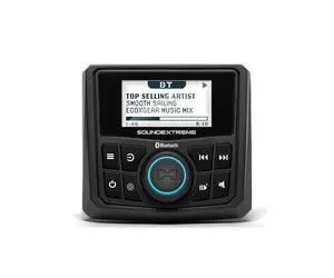 by ECOXGEAR Marine AM/FM Stereo Receiver 200-Watt Waterproof Bluetooth Powersports with Built-in 4 Zone LED Controller (Gauge Style) by ECOXGEAR Marine AM/FM Stereo Receiver 200-Watt Waterproof Bluetooth Powersports with Built-in 4 Zone LED Controller (Gauge Style)