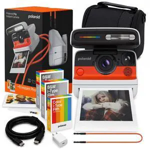 Flip Instant Camera in White with Film (24 Exposures) Bundle | Camera with Film, Sonar Autofocus, 4-Lens System, Ideal for Travel, Parties & Instant Photography Flip Instant Camera in White with Film (24 Exposures) Bundle | Camera with Film, Sonar Autofocus, 4-Lens System, Ideal for Travel, Parties & Instant Photography
