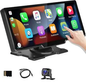 10.26 Inch Wireless Carplay Monitor Bluetooth Android Auto Car DVR Dual Cameras Recording 2K+1080P Two Camera Display HD Backup Camera 10.26 Inch Wireless Carplay Monitor Bluetooth Android Auto Car DVR Dual Cameras Recording 2K+1080P Two Camera Display HD Backup Camera