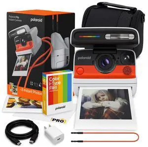 Flip Instant Camera in White + Film (8 Exposures) Bundle | Camera with Film, Sonar Autofocus, 4-Lens System, Ideal for Travel, Parties & Instant Photography Flip Instant Camera in White + Film (8 Exposures) Bundle | Camera with Film, Sonar Autofocus, 4-Lens System, Ideal for Travel, Parties & Instant Photography