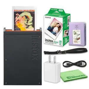 instax mini Link Starter 20-Photo Film Smartphone Printer Bundle | For Mobile Photos, Parties & Scrapbooks | Includes Battery Charger, INSTAX Instant Film, Photo Album instax mini Link Starter 20-Photo Film Smartphone Printer Bundle | For Mobile Photos, Parties & Scrapbooks | Includes Battery Charger, INSTAX Instant Film, Photo Album