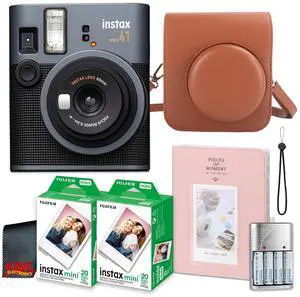 INSTAX Mini 41 Instant Camera 40-Sheet Case Bundle | For Parties, Events & Instant Photos | Includes Photo Album INSTAX Mini 41 Instant Camera 40-Sheet Case Bundle | For Parties, Events & Instant Photos | Includes Photo Album
