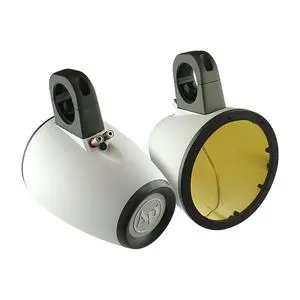 APMP-801WETW 8-Inch Compact Multi Purpose Directional Stereo Speaker Enclosure for Car Audio, Marine, UTV, and ATV Sound System, White (Pair) APMP-801WETW 8-Inch Compact Multi Purpose Directional Stereo Speaker Enclosure for Car Audio, Marine, UTV, and ATV Sound System, White (Pair)