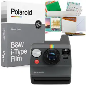 Now Generation 3 Instant Camera Bundle (Black) | Two-Lens Autofocus System, W Film for i-Type Cameras, Built-in Tripod Mount, (3 items) Now Generation 3 Instant Camera Bundle (Black) | Two-Lens Autofocus System, W Film for i-Type Cameras, Built-in Tripod Mount, (3 items)