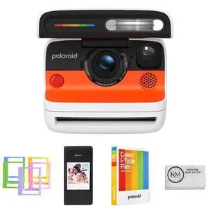 Flip Instant Camera Color Starter Set | White, 8 Exposures Bundle with Photo Album & Colored Frames + Cleaning Cloth (3 Items) Flip Instant Camera Color Starter Set | White, 8 Exposures Bundle with Photo Album & Colored Frames + Cleaning Cloth (3 Items)