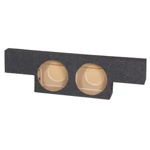 QPower Dual 10in Behind Seat Forward Fire Subwoofer Enclosure, Sub Box Compatible with Chevy Silverado 1500 and GMC Sierra 1500 Heavy Duty 2004-2006 QPower Dual 10in Behind Seat Forward Fire Subwoofer Enclosure, Sub Box Compatible with Chevy Silverado 1500 and GMC Sierra 1500 Heavy Duty 2004-2006
