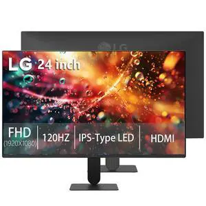 24 Inch IPS Monitor, Full HD (1920 x 1080) Display, 120Hz, 1ms MBR, 99% sRGB, HDR10, WebOS, Tilt Adjustable, HDMI x 1, Borderless Display for Gaming and Office 24 Inch IPS Monitor, Full HD (1920 x 1080) Display, 120Hz, 1ms MBR, 99% sRGB, HDR10, WebOS, Tilt Adjustable, HDMI x 1, Borderless Display for Gaming and Office