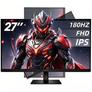 OMEN 27 Inch FHD (1920 x 1080) Gaming Monitor, 180Hz Refresh Rate, 1ms Response Time, Ultra-Smooth Gameplay, AMD FreeSync, IPS Eye Comfort Display, Low Blue Light, OMEN 27 G2 OMEN 27 Inch FHD (1920 x 1080) Gaming Monitor, 180Hz Refresh Rate, 1ms Response Time, Ultra-Smooth Gameplay, AMD FreeSync, IPS Eye Comfort Display, Low Blue Light, OMEN 27 G2