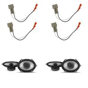 Speakers 6X8 inch for Ford F-250/F-350/F-450/F-550 1999-2004 Upgrade Kit - 4 Pack of S2 Series with Harness, Coaxial Car Audio Front Door and Rear Door or Side Panel Speaker S2-S68 Speakers 6X8 inch for Ford F-250/F-350/F-450/F-550 1999-2004 Upgrade Kit - 4 Pack of S2 Series with Harness, Coaxial Car Audio Front Door and Rear Door or Side Panel Speaker S2-S68