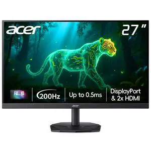27" FHD Gaming Office Monitor, 200Hz Refresh Rate, 0.5ms, Tilt Adjustable, AMD FreeSync, VESA Mountable, ZeroFrame Design, DisplayPort & 2 x HDMI - Black 27" FHD Gaming Office Monitor, 200Hz Refresh Rate, 0.5ms, Tilt Adjustable, AMD FreeSync, VESA Mountable, ZeroFrame Design, DisplayPort & 2 x HDMI - Black