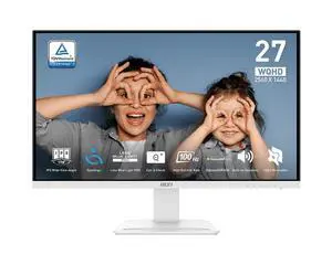 PRO MP273QW E2 AMZ 27-inch IPS 2560 x 1440 (QHD) Computer Monitor, 100Hz, Adaptive-Sync, HDMI, VESA Mountable, Tilt, Speaker, 1ms, White PRO MP273QW E2 AMZ 27-inch IPS 2560 x 1440 (QHD) Computer Monitor, 100Hz, Adaptive-Sync, HDMI, VESA Mountable, Tilt, Speaker, 1ms, White