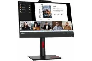 ThinkVision TIO22Gen5 22" Class Webcam Full HD LED Monitor - 16:9 - Black ThinkVision TIO22Gen5 22" Class Webcam Full HD LED Monitor - 16:9 - Black