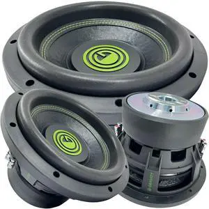 1x 10 Inch 2000 Watt Car Audio Subwoofer w/ 4 Ohm DVC 10" Sub - Single - Feature Dual Voice Coil, Thick Magnet, Design for Car, ATV, Van, High Performance Car Show 1x 10 Inch 2000 Watt Car Audio Subwoofer w/ 4 Ohm DVC 10" Sub - Single - Feature Dual Voice Coil, Thick Magnet, Design for Car, ATV, Van, High Performance Car Show