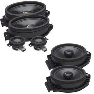 OE Series Direct Replacement Speakers with Front Tweeters Compatible with Chevy Silverado Crew Cab Pickup 14-20 OE Series Direct Replacement Speakers with Front Tweeters Compatible with Chevy Silverado Crew Cab Pickup 14-20