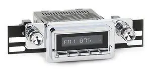 RetroRadio Compatible with 1964-66 Ford Mustang Features Include Bluetooth, AUX, AM/FM LAC-M1-125-04-74F1 RetroRadio Compatible with 1964-66 Ford Mustang Features Include Bluetooth, AUX, AM/FM LAC-M1-125-04-74F1