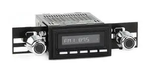 RetroRadio Compatible with 1969-73 Ford Mustang Features Include Bluetooth, AUX, AM/FM LABC-M1-226-55P-75PF RetroRadio Compatible with 1969-73 Ford Mustang Features Include Bluetooth, AUX, AM/FM LABC-M1-226-55P-75PF