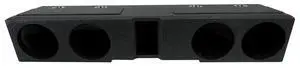 REC121 Quad 8" Bed Liner Finished Sub Box with 33Hz Tuning | 0.80 Cu Ft Per Sub, Spring Terminals, 11.25" Mounting Depth, Fits Ford 2009-2020 F150 Super Crew, 2017-2020 F250/F350 REC121 Quad 8" Bed Liner Finished Sub Box with 33Hz Tuning | 0.80 Cu Ft Per Sub, Spring Terminals, 11.25" Mounting Depth, Fits Ford 2009-2020 F150 Super Crew, 2017-2020 F250/F350