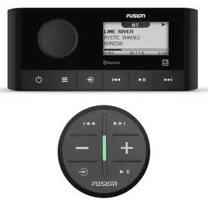 Fusion MS-RA60 Marine Stereo with 1 Fusion ARX70B Wireless Remote Black Fusion MS-RA60 Marine Stereo with 1 Fusion ARX70B Wireless Remote Black