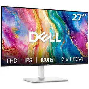 27 inch Monitor, LED FHD - 100Hz Refresh Rate 1500:1 Contrast Ratio, AMD FreeSync - VESA, Integrated 2x5W Speaker, Height/Tilt/Pivot/Swivel Adjustability, 2 x HDMI, White 27 inch Monitor, LED FHD - 100Hz Refresh Rate 1500:1 Contrast Ratio, AMD FreeSync - VESA, Integrated 2x5W Speaker, Height/Tilt/Pivot/Swivel Adjustability, 2 x HDMI, White