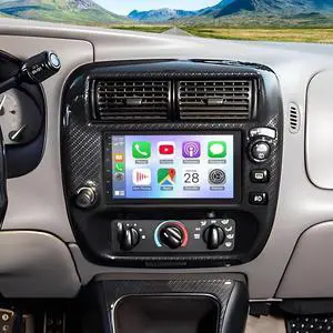 7 Inch Double Din Car Stereo Radio for Ford Explorer 1998 1999 2000 2001 | Wireless CarPlay and Android Auto Bluetooth Touch Screen Head Unit,GPS Navigation Mirror Link Backup Camera FM 7 Inch Double Din Car Stereo Radio for Ford Explorer 1998 1999 2000 2001 | Wireless CarPlay and Android Auto Bluetooth Touch Screen Head Unit,GPS Navigation Mirror Link Backup Camera FM