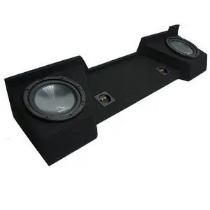 R124 Dual 12" Loaded Sub Box Fits 07-13 Chevy Silverado Ext Cab Harmony | 12-inch subwoofer for extended trucks, woofers pre-mounted and wired, air-tight sealed audio design R124 Dual 12" Loaded Sub Box Fits 07-13 Chevy Silverado Ext Cab Harmony | 12-inch subwoofer for extended trucks, woofers pre-mounted and wired, air-tight sealed audio design