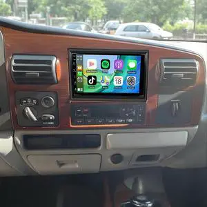 7Inch Double Din Car Stereo Radio for Ford F-350 2005 2006 2007 Touch Screen Head Unit - 4G+64G Car Audio Receiver with Carplay/Android Auto,Built-in GPS Bluetooth WiFi FM RDS DSP SWC + Backup Camera 7Inch Double Din Car Stereo Radio for Ford F-350 2005 2006 2007 Touch Screen Head Unit - 4G+64G Car Audio Receiver with Carplay/Android Auto,Built-in GPS Bluetooth WiFi FM RDS DSP SWC + Backup Camera