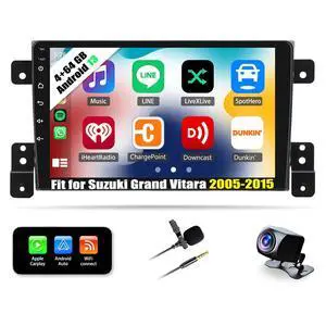 4+64G Android 13 Car Stereo Compatible with Suzuki Grand Vitara 2005-2015 Radio Upgrade 9 Inch Touch Screen with Wireless Carplay Android Auto AHD Backup Camera Mirror Link GPS SWC WiFi FM 4+64G Android 13 Car Stereo Compatible with Suzuki Grand Vitara 2005-2015 Radio Upgrade 9 Inch Touch Screen with Wireless Carplay Android Auto AHD Backup Camera Mirror Link GPS SWC WiFi FM