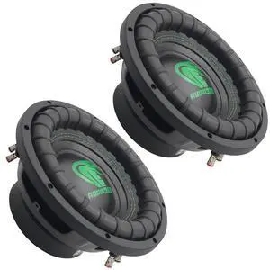 ADS1050 10" Car Subwoofer, 3000W Max Power, 4-Ohm, Deep Bass Performance & Versatile Enclosure Options - Bundle of 2 Subwoofers ADS1050 10" Car Subwoofer, 3000W Max Power, 4-Ohm, Deep Bass Performance & Versatile Enclosure Options - Bundle of 2 Subwoofers