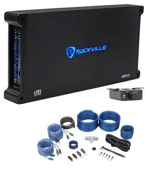 dB55 Dyno-Certified 5-Channel Car Amplifier with RWK42 Wiring Kit | 4000W Peak / 980W RMS, 4 AWG Amp Wiring Kit, 2 RCA Cables, 100% Copper, Bass Knob, 5-Channel Car Audio Amp, 2-items dB55 Dyno-Certified 5-Channel Car Amplifier with RWK42 Wiring Kit | 4000W Peak / 980W RMS, 4 AWG Amp Wiring Kit, 2 RCA Cables, 100% Copper, Bass Knob, 5-Channel Car Audio Amp, 2-items