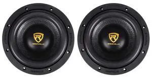 W8K9D2 8" Car Subwoofer, Dual 2-Ohm, 2000W Peak/500W RMS, 2-Pack | CEA Rated, K9 Series, Cast Aluminum Basket, 122 Oz Double Stacked Magnet, Non-Pressed Paper Cone, Foam Surround, OFC Wire W8K9D2 8" Car Subwoofer, Dual 2-Ohm, 2000W Peak/500W RMS, 2-Pack | CEA Rated, K9 Series, Cast Aluminum Basket, 122 Oz Double Stacked Magnet, Non-Pressed Paper Cone, Foam Surround, OFC Wire