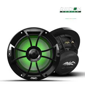Recon 8-BG RGB | High Output Component Style 8" Marine Coaxial Speakers with Black Grille and RGB Backlighting Recon 8-BG RGB | High Output Component Style 8" Marine Coaxial Speakers with Black Grille and RGB Backlighting