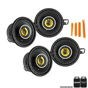 46CSC354 - Two Pairs of CS-Series CSC35 3.5-Inch (89mm) Coaxial Speakers, 4-Ohm (2 Pairs) 46CSC354 - Two Pairs of CS-Series CSC35 3.5-Inch (89mm) Coaxial Speakers, 4-Ohm (2 Pairs)