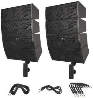 Club 3000A 4X4 Passive Line Array Speaker System Sets Eight Tweeter and Eight mid-tweeters Club 3000A 4X4 Passive Line Array Speaker System Sets Eight Tweeter and Eight mid-tweeters