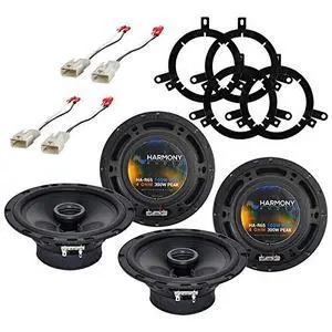 (2) 6.5" Speakers with Harness Fits 2003-2007 Toyota Sequoia | Plug-in factory wiring adapter, 300W rhythm coaxial pair, no splicing needed, simple 2006 door upgrade, 6.5 inch size (2) 6.5" Speakers with Harness Fits 2003-2007 Toyota Sequoia | Plug-in factory wiring adapter, 300W rhythm coaxial pair, no splicing needed, simple 2006 door upgrade, 6.5 inch size