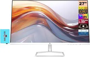 27" IPS FHD (1920x1080) 100Hz Refresh Rate Monitor with Speakers, 2X HDMI, 1x VGA, Flicker-Free (2026 Latest Model) w/Docztorm Dock 27" IPS FHD (1920x1080) 100Hz Refresh Rate Monitor with Speakers, 2X HDMI, 1x VGA, Flicker-Free (2026 Latest Model) w/Docztorm Dock