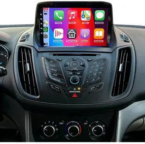 Double Din Car Radio for Ford Escape 2013 2014 2015-2019, 9 inch Touchscreen Car Stereo for Ford Kuga 2012-2018 with Wireless Carplay Android Bluetooth GPS Navi FM RDS AHD Backup Camera SWC, 2+32G Double Din Car Radio for Ford Escape 2013 2014 2015-2019, 9 inch Touchscreen Car Stereo for Ford Kuga 2012-2018 with Wireless Carplay Android Bluetooth GPS Navi FM RDS AHD Backup Camera SWC, 2+32G