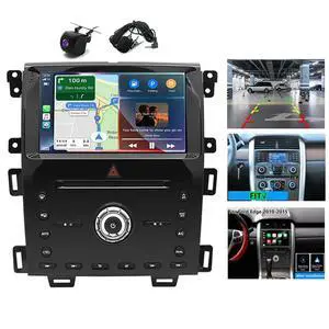 9" Double Din Car Stereo Radio for Ford Edge 2010 2011 2012 2013 2014 2015, 2+64G Touch Screen Android 14 Car Radio Bluetooth with Wireless Carplay GPS Navi WiFi HiFi FM RDS AHD Backup Camera SWC 9" Double Din Car Stereo Radio for Ford Edge 2010 2011 2012 2013 2014 2015, 2+64G Touch Screen Android 14 Car Radio Bluetooth with Wireless Carplay GPS Navi WiFi HiFi FM RDS AHD Backup Camera SWC
