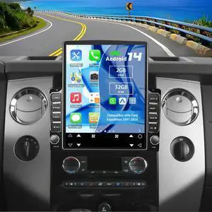 Android 14 Double Din Car Stereo Radio for Ford Expedition 2007-2014 | 9.7" Touchscreen Car Radio w/Wireless Carplay Android Auto GPS WiFi Bluetooth RDS DSP SWC Backup Camera Android 14 Double Din Car Stereo Radio for Ford Expedition 2007-2014 | 9.7" Touchscreen Car Radio w/Wireless Carplay Android Auto GPS WiFi Bluetooth RDS DSP SWC Backup Camera