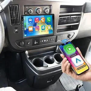 10.1 Inch IPS Touchscreen Android 13 Car Stereo for GMC Savana 2008 2009 2010 2011 2012 2013 with Wireless CarPlay & Android Auto Car Radio,Support WiFi 6, Bluetooth 5.4, Backup Camera, SWC 10.1 Inch IPS Touchscreen Android 13 Car Stereo for GMC Savana 2008 2009 2010 2011 2012 2013 with Wireless CarPlay & Android Auto Car Radio,Support WiFi 6, Bluetooth 5.4, Backup Camera, SWC