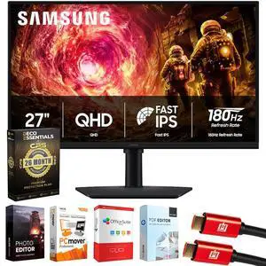 27" Odyssey G5 G50F QHD Gaming Monitor LS27FG502ENXZA Bundle with Elite Suite 18, 2X HDMI Cable and Deco Gear CPS Exclusive 26 Month Protection Pack (BEACH-CPS-26M250) 27" Odyssey G5 G50F QHD Gaming Monitor LS27FG502ENXZA Bundle with Elite Suite 18, 2X HDMI Cable and Deco Gear CPS Exclusive 26 Month Protection Pack (BEACH-CPS-26M250)