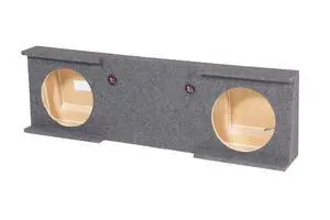REC4 Dual 12" Sealed Sub Box for GM/Chevy 2007-2013 1500 Crew Cab | Fits 2500HD/3500HD, Made in USA, 5/8" MDF Construction, Spring-Loaded Terminals, 0.9 Cu Ft Air Space, Precision-Cut Holes REC4 Dual 12" Sealed Sub Box for GM/Chevy 2007-2013 1500 Crew Cab | Fits 2500HD/3500HD, Made in USA, 5/8" MDF Construction, Spring-Loaded Terminals, 0.9 Cu Ft Air Space, Precision-Cut Holes