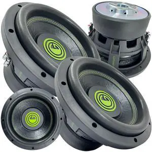 2X 10 Inch 2000 Watt Car Audio Subwoofer w/ 4 Ohm DVC 10" Sub - Pair - Feature Dual Voice Coil, Thick Magnet, Design for ATV, Van, High Performance Car Show 2X 10 Inch 2000 Watt Car Audio Subwoofer w/ 4 Ohm DVC 10" Sub - Pair - Feature Dual Voice Coil, Thick Magnet, Design for ATV, Van, High Performance Car Show