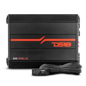SXE-2500.1D/BK Car Amplifier Class D 1-Channel Monoblock Amp 800 x 1 RMS @1 Ohm 2500 Watts - Powerful and Compact Amp for Speakers in Car Audio System SXE-2500.1D/BK Car Amplifier Class D 1-Channel Monoblock Amp 800 x 1 RMS @1 Ohm 2500 Watts - Powerful and Compact Amp for Speakers in Car Audio System
