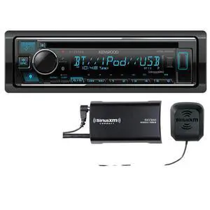 KDC-X305 CD Receiver, Bluetooth, Alexa Built-in, Front USB and AUX, Variable Illumination, SiriusXM Ready, Spotify, Pandora Link for iPhone or Android Phone | Plus SXV300V1 SiriusXM Tuner KDC-X305 CD Receiver, Bluetooth, Alexa Built-in, Front USB and AUX, Variable Illumination, SiriusXM Ready, Spotify, Pandora Link for iPhone or Android Phone | Plus SXV300V1 SiriusXM Tuner